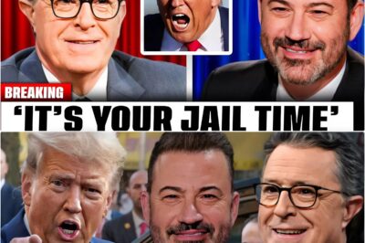“He Couldn’t Take It!” — Trump ERUPTS After Jimmy Kimmel and Stephen Colbert HUMILIATE Him Live On Air!