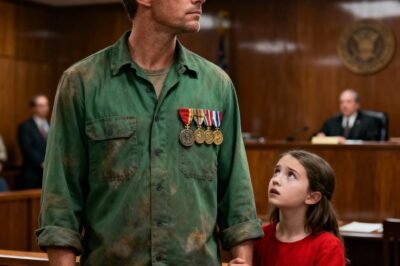 They called the quiet janitor a fraud, mocking the medals he wore in front of his little girl. They had no idea an admiral owed her life to him—and she was about to risk everything to repay the debt.