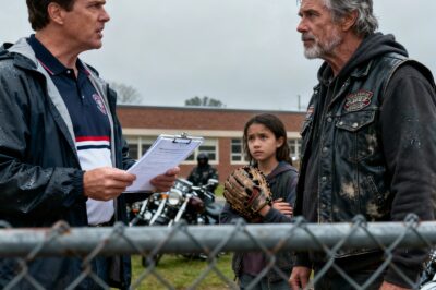 In a small coastal town where the rain never seemed to stop and old rules had washed out a young girl’s biggest dream, fifty strangers rolled in on iron horses. They didn’t come to start a fight, but to finish one that fairness had already lost.