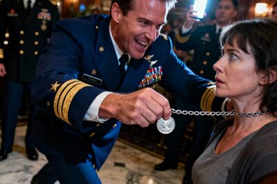 In a crowded officer’s club, a captain publicly accused her of stolen valor. He never imagined the simple coin he snatched from her neck held a classified truth that would soon command a salute from a general.