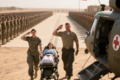 I Was a Marine Combat Medic. I Risked Everything to Save Wounded Children Trapped in a School Under Attack. Days Later, I Collapsed on Duty. As I Was Evacuated, Unconscious, Over 500 Marines Stopped Everything to Give Me a Final Salute I Never Saw. This Is My Story.