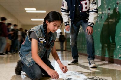 When a Single Slap in a High School Hallway Summoned an Unlikely Storm of Leather and Chrome, an Entire Town Would Discover That the Most Fearsome Angels Don’t Have Wings—They Have Engines and a Code Forged in Honor.