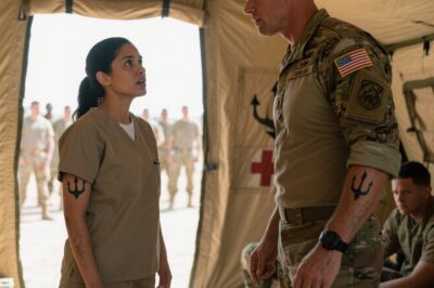 I Was the Ghost They Left for Dead in the Desert. Three Years Later, I Walked Past My Commander at a California Base. He Froze When He Saw the Tattoo on My Arm—the One That Proved I Was the Medic He Abandoned. This Is What He Did Next.