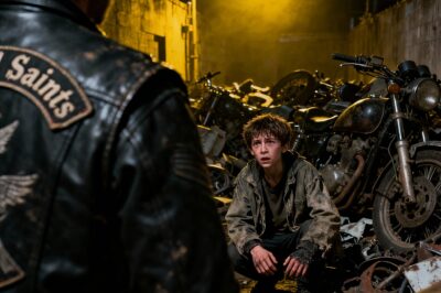 When the bikers caught him digging through their trash, they prepared for a fight. They weren’t prepared for the desperate truth that would spark a movement and redefine the meaning of brotherhood forever.