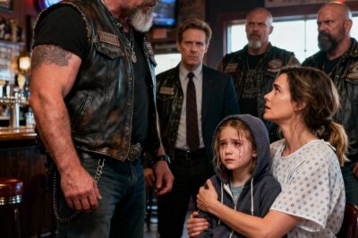 💥 The Bullet That Saved a Family: A 9-Year-Old Girl, a Loaded Gun, and the Biker Bar Where She Demanded to Know Which Outlaw Was Her Dying Mother’s Secret – The Shocking Truth of Betrayal, Corrupt Cops, and the Moment 23 Hardened Men Found a Reason to Fight for Justice, No Matter the Cost 💥