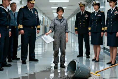 He laughed and called her ‘mop lady,’ but one sergeant saw the truth in her stance. In that hallway, surrounded by mockers, a decorated war hero they all believed was dead was about to be reborn.