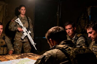 They were elite SEALs who joked about the quiet “babysitter” shadowing them in the frozen wasteland. Then the ambush erupted, and the person they dismissed became the one-woman myth who would tear hell apart to bring them home.