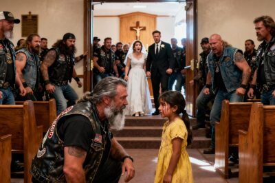 It began with a bruise, a cheap yellow dress, and a child’s desperate plea on Highway 26. But when seventy angels on Harleys answered, they didn’t just stop a wedding—they rewrote an entire town’s conscience.