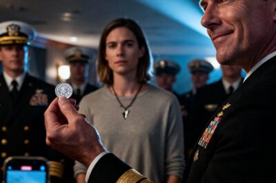 When a captain publicly shamed her for impersonating a SEAL, the quiet woman stood perfectly still. He never imagined the truth was etched on a silver coin—a truth that would soon make a General salute a ghost.