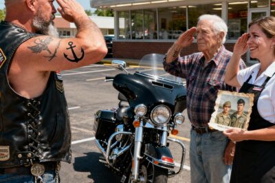 The Silent War Hero They Tried to Throw Out: How a Forgotten Vietnam SEAL, a Faded Anchor Tattoo, and a Hell’s Angel Biker Converged to Deliver the Most Explosive Lesson in Honor America Has Ever Witnessed – The Viral Moment That Fired a Manager and Reserved a Diner Booth Forever.