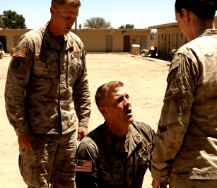 Tearing Down the Wall: The Day Three Razor-Sharp Scars Silenced an Entire U.S. Military Base and Forced a General with a Chest Full of Medals to Kneel Before a Woman They Called a Beggar