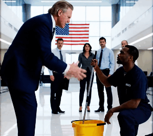 I Was a Janitor Mopping His Billion-Dollar Floors. He Humiliated Me in Front of Everyone. Then He Saw the Tattoo on My Arm… And His Entire Empire Froze.  He called me “you people.” He said men like him build the world, and men like me just clean it. He didn’t know the last time someone yelled at me like that, it was over the roar of a helicopter, not a mop bucket. He was about to learn that the most dangerous man in the room isn’t always the one in the suit.