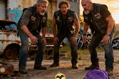 THE $100 MILLION GIRL: BIKERS FOUND A BAREFOOT 10-YEAR-OLD CLUTCHING A PURPLE BACKPACK IN AN ABANDONED LOT—THE GOLD MEDALLION INSIDE REVEALED A SINDY CARRYING A DEAD MAN’S SWITCH AND A SECRET THAT COULD BRING DOWN THE MOST DANGEROUS CRIME LORD IN AMERICA. (A THRILLING TRUE-CRIME CHASE THROUGH THE US HEARTLAND)