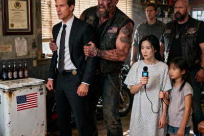 SHOCKING STANDOFF: 9-Year-Old Girl Storms Biker Bar, Points Gun at Three Hardened Outlaws and Demands: “Which One of You Filthy Bastards is My Real Father? Mom’s Dying and I Have Three Days to Escape the Corrupt Cop!” — The Untold True Story of How a Little Warrior Saved Herself and 23 ‘Demons’ Found Their Angels