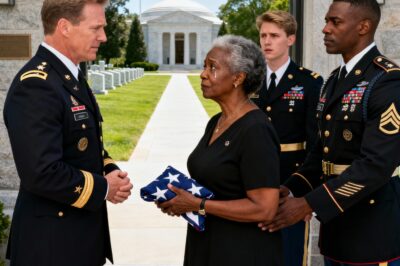 THE DAY A FOUR-STAR GENERAL SHUT DOWN A DISRESPECTFUL OFFICER: How a ‘Forgotten’ Black Woman, a Ghost From a Secret Vietnam-Era War, Walked into Arlington and Exposed a 50-Year Cover-Up to Claim the Honor She EARNED — and Made a Cocky Commander Pay the Ultimate Price for His Arrogance.