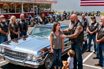 FROM DINER WAITRESS TO ‘ANGEL LADY’: The Heart-Stopping Moment a Single Mom of Five Performed CPR on a Hell’s Angel’s Son, Earning the Unprecedented Vengeance of 538 Bikers Who Showed Up to Repay a Life Debt with a Jaw-Dropping Act of Kindness That Changed Her Life Forever—You Won’t Believe What They Did Next.