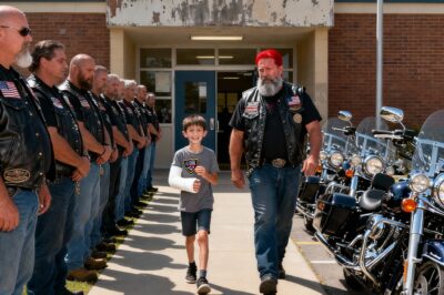 THE SILENCE THAT BROKE THE THUNDER: The 10-Year-Old Boy with a Broken Arm Who Dared to Ask the 72 Most Feared Men on the Road to Be His Friend—And the Promise That Changed an Entire American Town Forever, Proving That True Courage Rides Not on Chrome, But on Integrity.