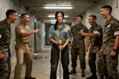 The Laughter Died When They Forced a ‘Ghost’ Into the Light: They Called Me ‘Mop Lady,’ But The SEAL Admiral’s Arrogance Unlocked a ‘Presumed KIA’ Marine Corps Captain with 4 Navy Crosses and a $20,000,000 Call Sign — My Name Is Sarah Chen, and This Is What Happened When They Pushed Me Too Far and Found Out Why My Father’s Dying Wish Forced Me to Mop Floors 12 Minutes From Arlington Cemetery.