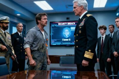 They Laughed When the Admiral Asked My Rank. I Was Just the Janitor. Then I Said Two Words That Froze the Blood in Their Veins and Made a National Hero Collapse in Fear. They Thought I Was a Ghost. They Were Right.