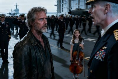 An Admiral Mocked Me In Front of a Hangar Full of SEALs, Demanding My Call Sign. He Thought I Was a Joke, Just a Quiet Dad Chaperoning a Field Trip. He Laughed. The Whole Room Laughed. Then I Said Two Words That Made the Blood Drain From His Face and Every Veteran Snap to Attention. He Should Have Left the Ghosts of Damascus Alone.