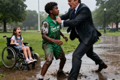 I Was 15, Broke, and Exhausted. I Saw a Girl in a Wheelchair Sinking in the Mud. Her Nanny Laughed. Everyone Else Walked By. I Did the One Thing They Wouldn’t. Then, Her Billionaire Father Arrived, and His First Words to Me Were an Accusation That Could Have Ruined My Life.