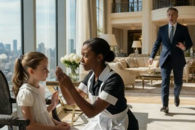 I was hired as a maid for a cold, grieving billionaire. His 7-year-old daughter had been blind since birth. Then I saw what they didn’t see. I saw the lie. I found out his daughter wasn’t blind at all – she was a prisoner