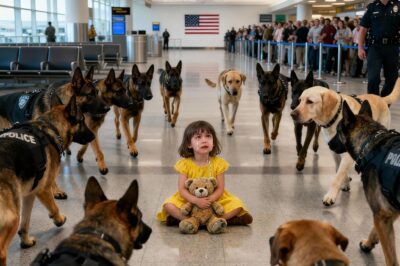 They Were 14 of the Most Highly-Trained Police Dogs in the Country. When They All Broke Protocol and Surrounded a 5-Year-Old Girl at the Atlanta Airport, I Thought It Was a Bizarre Anomaly. By the Time I Realized They Weren’t Attacking Her, But Protecting Her… It Was Already Too Late. What Was Hidden Inside Her Teddy Bear Would Unravel a Conspiracy That Went So Far Beyond a Simple Custody Battle, It Would Endanger Us All.