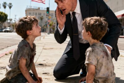 I was a billionaire on my way to the most important meeting of my life. Then I saw a homeless woman collapse on the sidewalk. I almost kept driving. But something made me stop. And when I saw the faces of the two crying toddlers beside her, my entire world shattered. They didn’t just look like me. They were me.