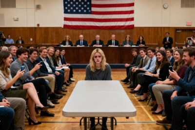 I Was 16. My Entire Town Gathered to Publicly Shame Me, Calling Me a “Pathological Liar” for My College Essay. The Superintendent Held Up My Mother’s “Official” Record—an Administrative Clerk. They Laughed. They Mocked Me. They Didn’t Know My Grandfather Was Checking His Watch. They Didn’t Hear the Helicopters. And They Never Expected Who Was About to Walk Through Those Doors.