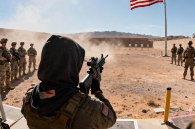 We laughed at the rookie hiding under her hood. We called her the “Ghost Mascot.” She carried a weird rifle and a strange tattoo. Then, after every elite SEAL and Ranger failed the “impossible shot,” she stepped up. One shot. One hit. Then she pulled back her hood… and our legendary SEAL Commander fell to his knees. That’s when I realized this wasn’t training. It was a test. And we were the prize.