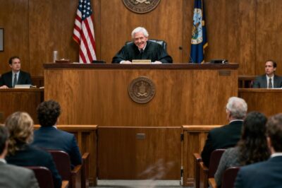 They Laughed at the Cuffed Single Dad in Court, Calling Me a “Washed-Up Vet.” Then The Judge Asked For My Call Sign as a Joke. My Two-Word Answer Made His Face Go Pale and Ended His Career.