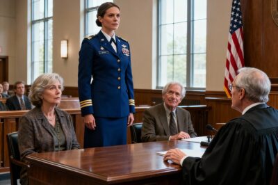 I Walked Into Court to Face My Parents. I Wore My Full Navy SEAL Dress Uniform. My Father Laughed. My Mother Shook Her Head. Then the Judge Froze, His Hand Trembling, and Uttered Four Words That Silenced Them Both for Good: “My God… Is That Her?”