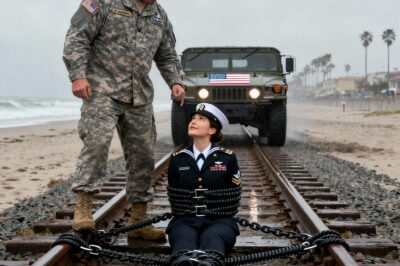 THE 54-SECOND LESSON: How an Arrogant SEAL Instructor Strapped Me—the ‘Pencil-Pusher’ Lieutenant Commander—to a Railroad Track with Industrial Zip Ties, Only to Discover I Was the Ghost Operator Who Wrote the Escape Doctrine, and Why My Calm, Bleeding Hands Broke His Entire Worldview. The Moment That Humiliation Became Legend, and Why True Strength is Always the Quietest Thing in the Room.