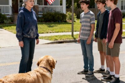 They Thought I Was Just the Quiet Lady in the Faded Hoodie Washing Her Old Jeep—Then They Poured Pepsi on My Dog. What Happened Next Got the Entire Street Shut Down and Revealed a Classified Past That Ended One Teenager’s Arrogance and Redeemed Another. The Moment a Tier-One Navy SEAL Commander Comes Out of Retirement Over a Golden Retriever.