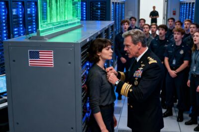 The Captain Thought I Was an Intern He Could Bully and Assault… But the Moment He Slammed Me Against the Wall, He Activated My Secret Protocol and Realized I Was the Admiral Who Wrote the Code for His Entire Command—A $5 Billion Cyber System He Just Broke.