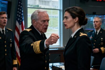 The Admiral Put His Fist Through My Jaw In The Pentagon War Room. He Thought I Was A Nobody Analyst Who Disobeyed An Order. Then Security Scanned My Credentials, And Every 4-Star General In The Room Watched The Blood Drain From Their Own Faces. They Had Just Assaulted The One Person They Could Never Touch.