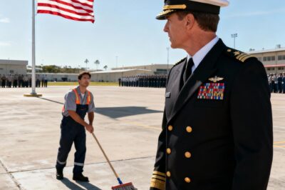 I Was a Ghost, Hiding as a Janitor on a SEAL Base. Then My Old Admiral Decided to Humiliate Me. He Asked to See My Tattoo as a Joke. When I Rolled Up My Sleeve, His Blood Ran Cold. He Recognized the Mark. He Knew I Was Supposed to Be Dead. And He Knew Who Was Coming for Me.