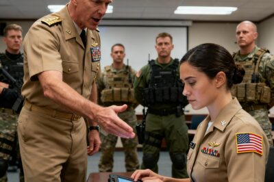They Called Me “Administrative Staff.” The Arrogant Commander Laughed. Then the System Crashed, 12 Lives on the Line. He Went Ghost-White When I Did the One Thing His Entire Team Couldn’t… And He Finally Saw My Real Service Record.