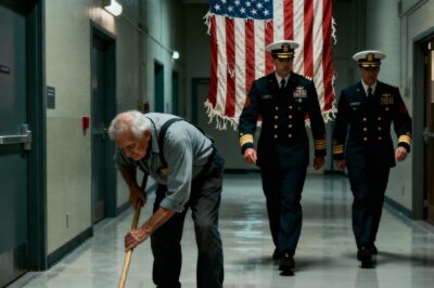 He Was Just a Janitor (Or So They Thought). When the Admiral Threatened His Son, The “Invisible Man” Revealed a Secret That Shook the Navy. 🇺🇸