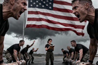 They laughed at her silence. They called her weak because she carried books instead of bragging about muscles. But when the radio crackled with a code no one else understood, the “weakest” trainee in the room didn’t just speak—she commanded.