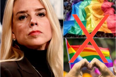 ‘WOKE PEOPLE DON’T DESERVE TO BE CELEBRATED’: Pam Bondi’s Shocking Pride Month Refusal Triggers On-Air Chaos and Legal Threat